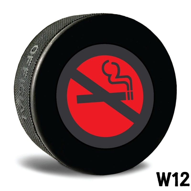 non customizable hockey pucks