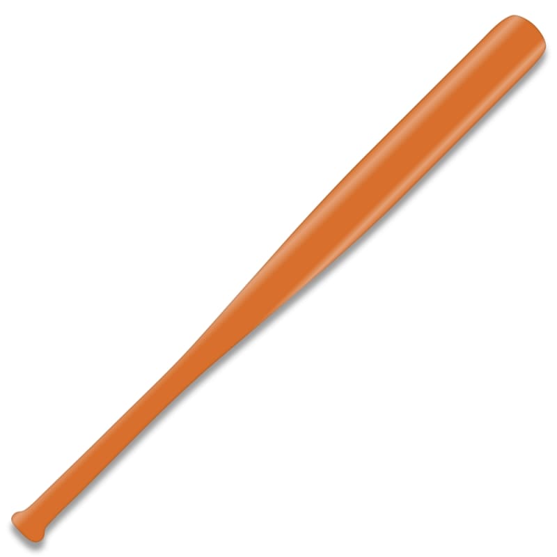 blemished orange baseball bat clearance