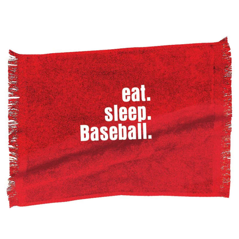 Eat. Sleep. Baseball. sport towel