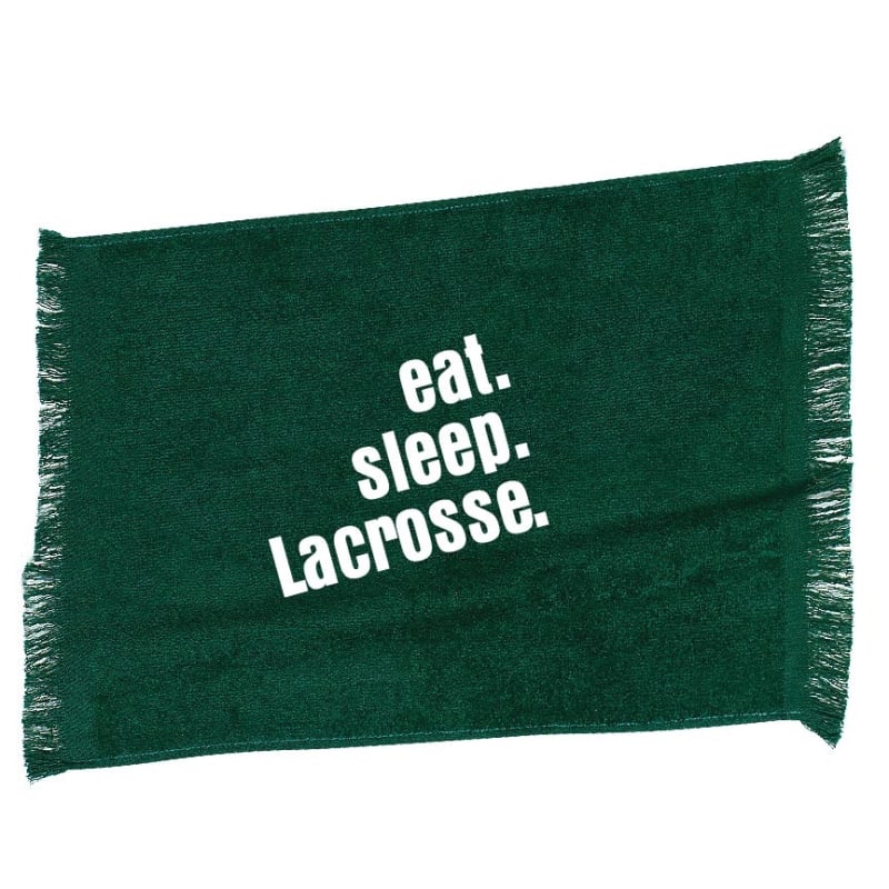 Eat. Sleep. Lacrosse. sport towel
