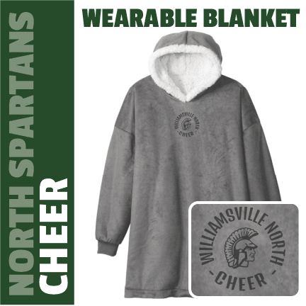 Williamsville North Cheer Wearable Blanket