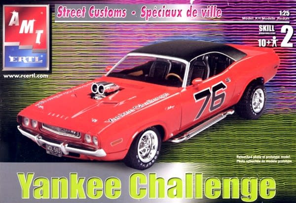 1970 Dodge Challenger Hardtop or Convertible (4 'n 1) Yankee Challenge (1/25) (fs)