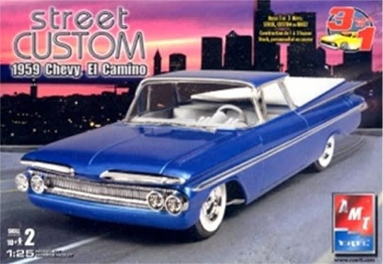 1959 Chevy El Camino (4 'n 1) (1/25) (si)