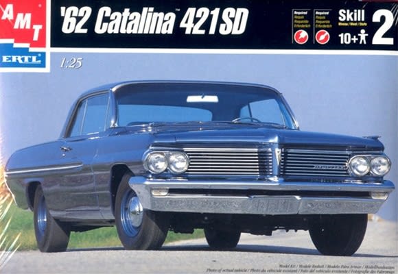 希少！激レア！当時物！amt '62 Continental 3IN1 NEW 1/25 Scale Model Kit 1962 Pontiac Catalina Super Stock 3