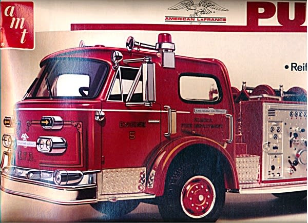 American LaFrance Pumper Fire Truck (1/25) (fs)