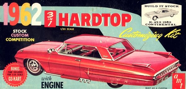 1962 Lincoln Continental Sedan Customizing Kit (3 'n 1) (1/25)