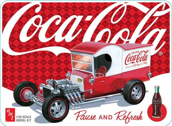 1925 Coca-Cola Ford Model T Panel Tin Packaging