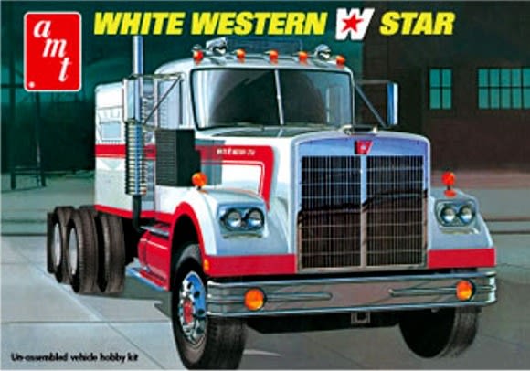 White Western Star Tractor (1/25) (fs)