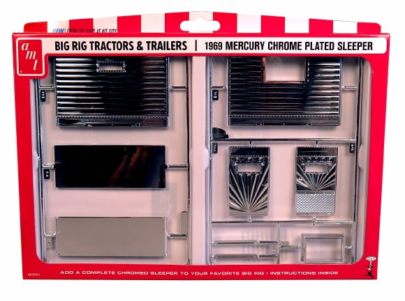 1969 Mercury Semi Truck Chrome Sleeper (1/25) (fs)