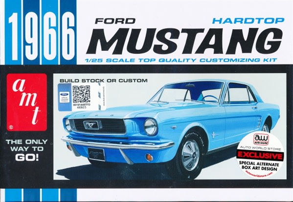 自動車 1966 Ford Mustang Hardtop 1/25 1966 Ford Mustang Hardtop (2 'n 1) Limited (1 of 504) (1/25