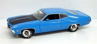 1971 Ford Torino - 429 Cobra Jet - Grabber Blue SERIALIZED CHASSIS
