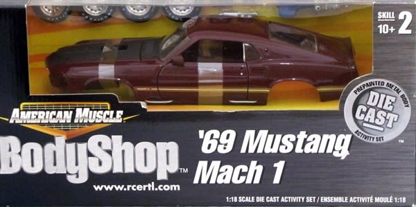1969 Ford Mustang Mach 1 'BodyShop American Muscle' Diecast
