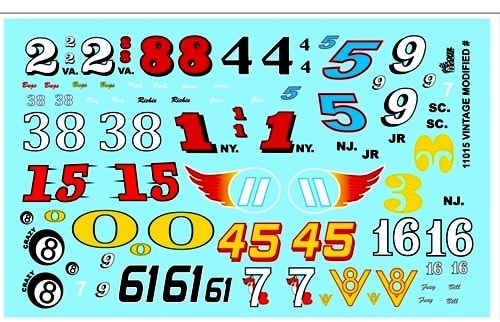 Vintage Modified Decal Sheet Gofer Decals (1/25 or 1/24)