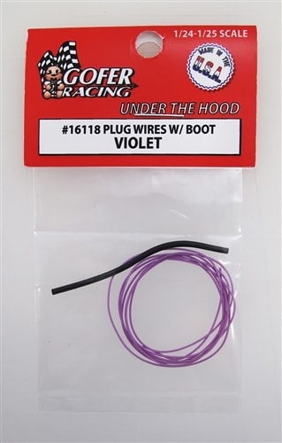 Engine Plug Wiring with Plug Boot Material (1:24-1:25) "Violet"