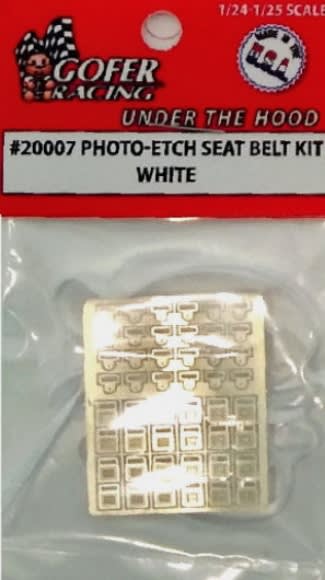Photo Etch Seat Belts with White Ribbon Belts  (1:24-1:25)