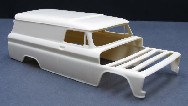 1966 Chevy Suburban Chopped Roof Delivery Truck (1/25) "Resin Body"