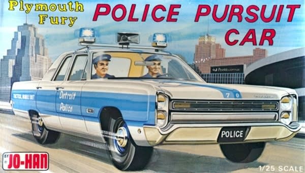 1968 Plymouth Fury Police Car (1/25) See More Info