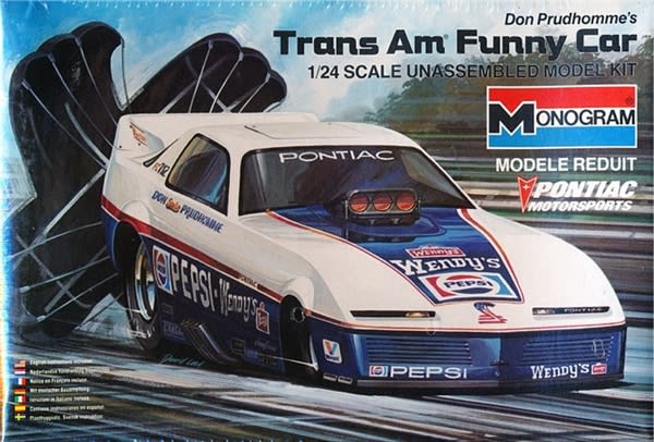 1985 Pontiac Firebird Trans Am Pepsi Wendy's Don Prudhomme Funny Car