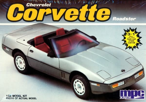 1987 Chevrolet Corvette Roadster Indy Pace Car (3 'n 1) (1/25) (fs)
