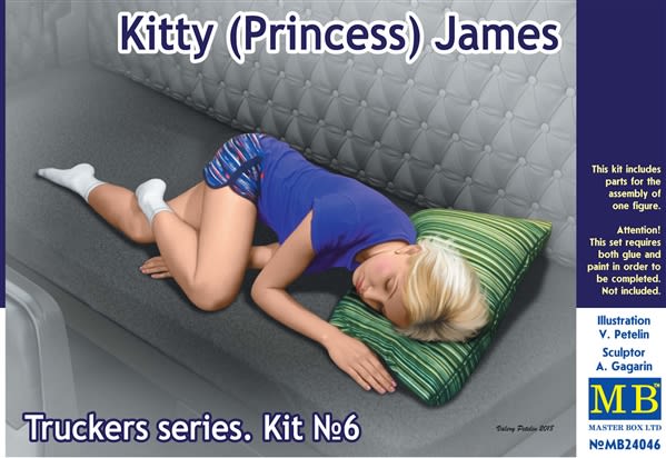 Kitty "Princess" James Trucker Sleeping Passenger Figure (1/24)