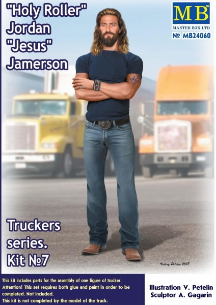 "Holy Roller" Jordan "Jesus" Jamerson Trucker Figure (1/24)