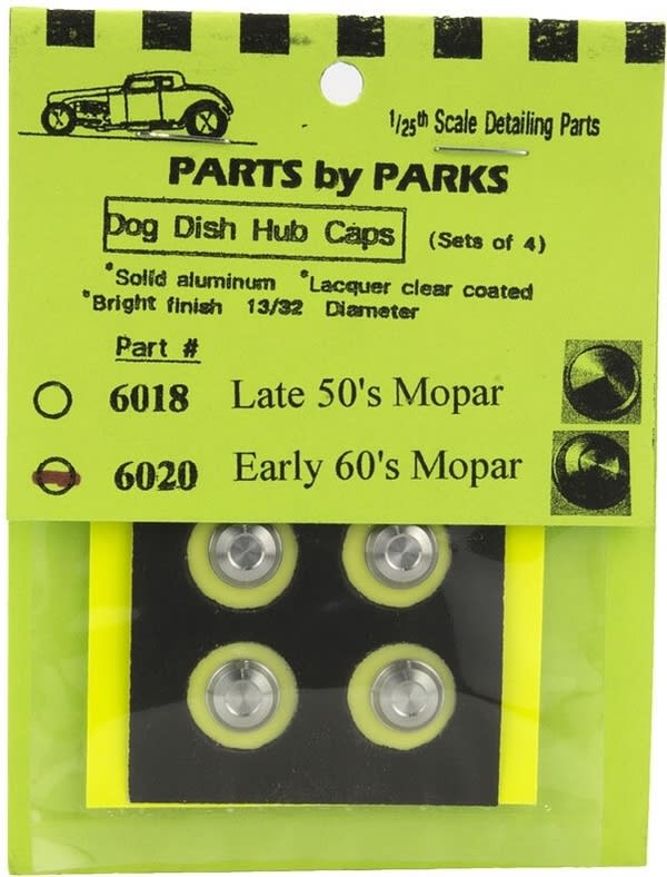 Dog Dish Hubcaps Late60's Mopar (set of 4) (1/25 & 1/24)