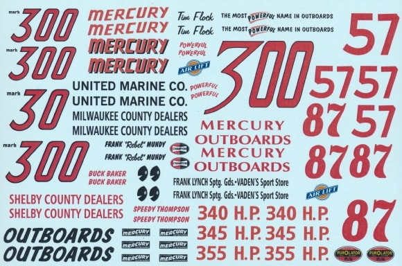 1955/56 Chrysler 300 Stock Car Sheet #3 (1/25)