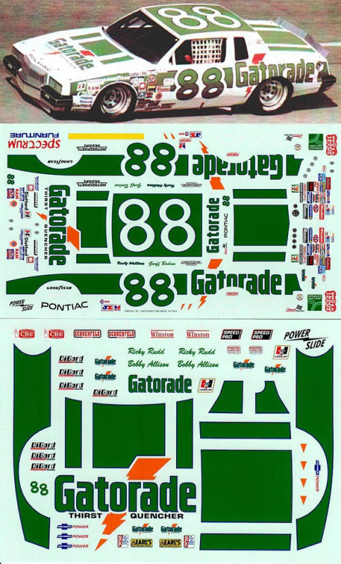 88 Gatorade Wallace Rudd Bodine 1981-84