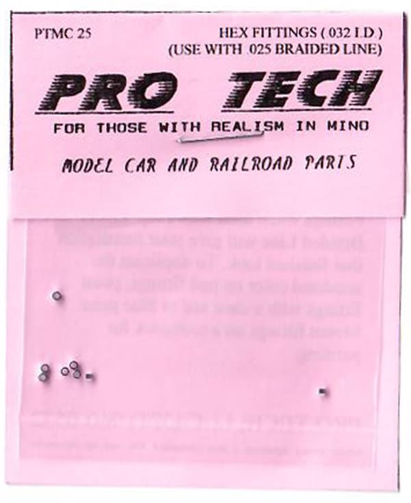 Pro Tech Hex Fittings for .025 Braided Line