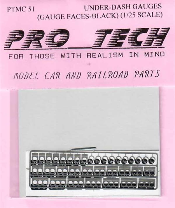 Pro Tech Under-Dash Black Gauges