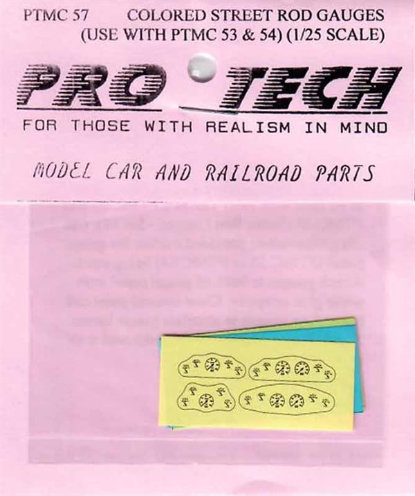 Pro Tech Colored Street Rod Gauges Set 1