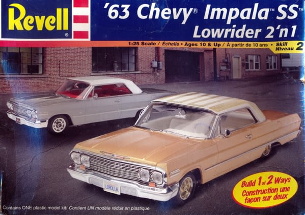‘63 CHEVY IMPALA Lowrider レベル　1/25 63 CHEVY IMPALA Lowrider レベル 1/25 1963 Chevy Impala SS (2