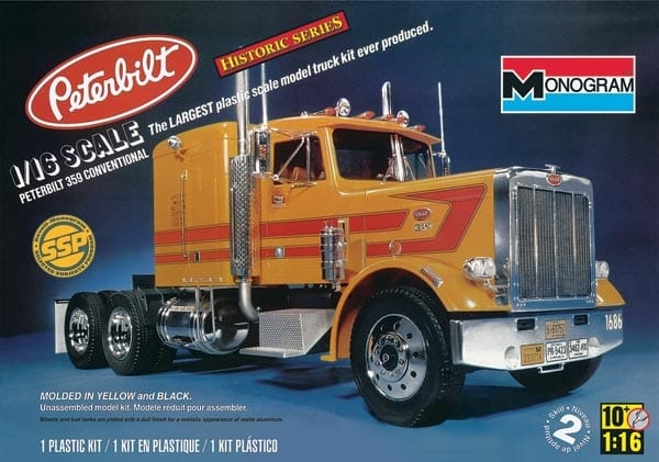 モノグラム社　ピータービルト359コンベンショナル　プラモデルキット　1/16 モノグラム社 ピータービルト359コンベンショナル プラモデル