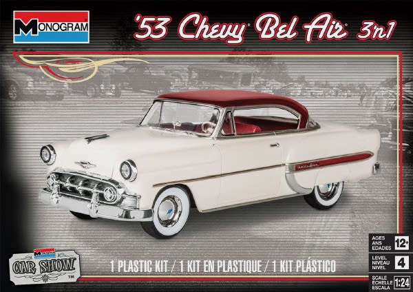 '53 Bel Air BOM 1/25モデルキット 53 Bel Air BOM 1/25モデルキット Lindberg Model Kit 73028