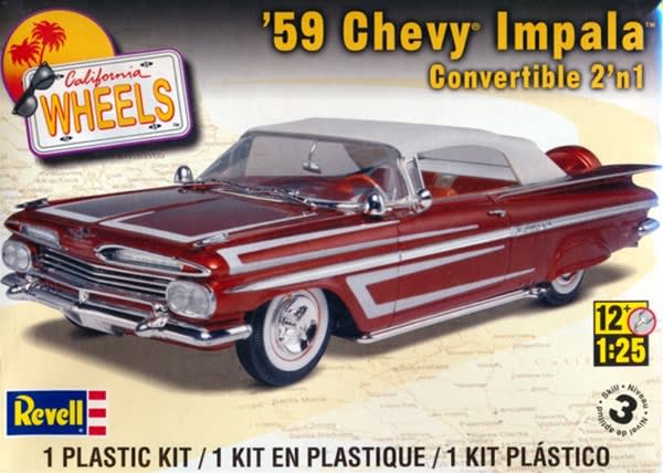 Chevy Impala Convertible Lowrider Continental Kit 1960 CHEVROLET