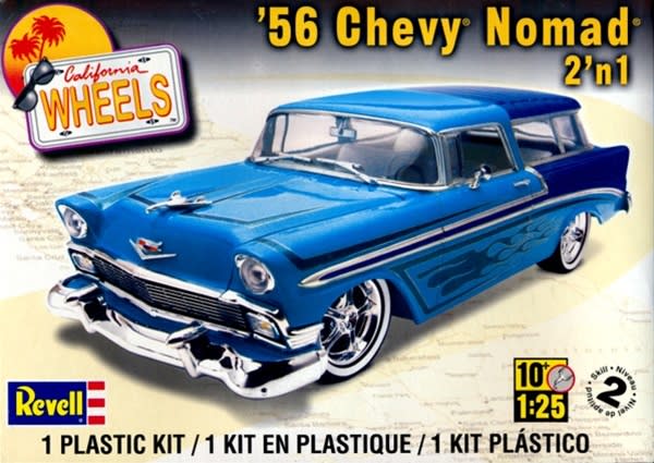 1956 Chevy Nomad (2' n 1) Stock or Custom (1/25) (fs)
