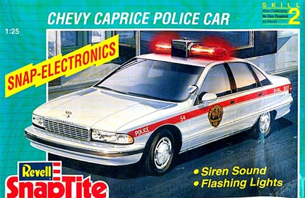 1992 Chevy Caprice Police Car (1/25) (fs)
