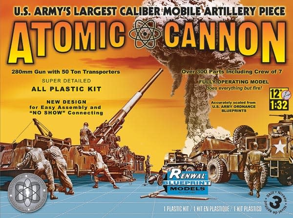 The Atomic Canon 60th Anniversary (Vintage Renwal Tooling) (1:32) (fs)