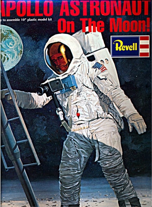 Apollo Astronaut On The Moon! 10" Figure (fs)
