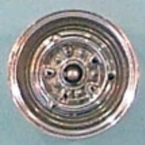 Steel Wheels Chrome Plated (Set of 4) (1/25) (fs)