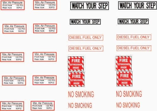 Diesel Watch Your Step Decal Sheet