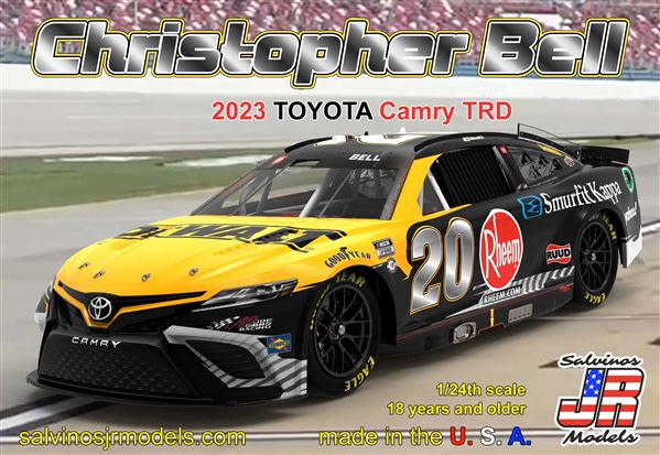 Joe Gibbs Racing Christopher Bell  2023  NEXT GEN Toyota Camry Dewalt # 20