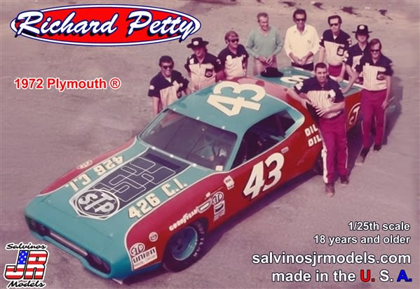 Richard Petty 1972 Plymouth Road Runner Pocono #43