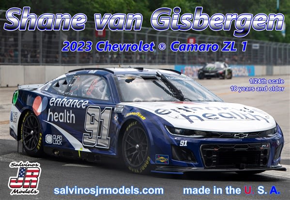 Trackhouse Racing 2023 Chevrolet Camaro "SVG" Shane Van Gisbergen #91 Chicago Winner