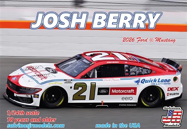 Josh Berry 2026 Wood Brothers Ford Mustang 21
