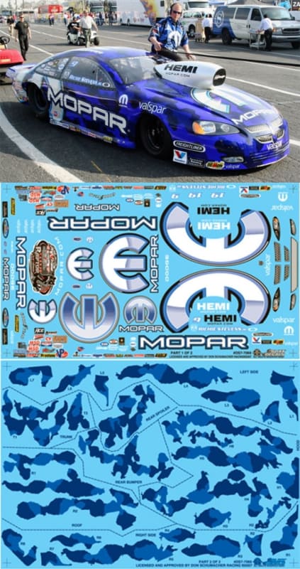 2006-07 Richie Steven's Mopar Stratus Pro Stock (1/25) Slixx-Decal