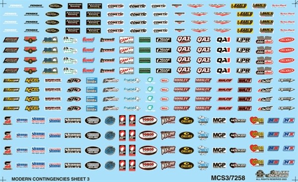 Modern Drag Contingency Sheet #3
