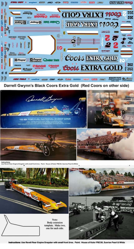 Darrell Gwynn Top Fuel Decal