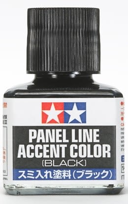Tamiya Black Panel Line Accent Color or Wash (40 ml)