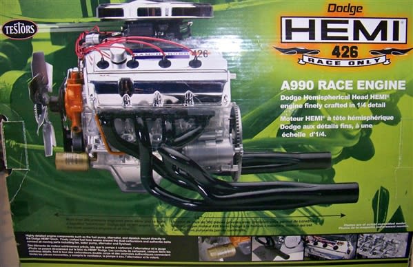 Visible Dodge Hemi 426 A990 Race Engine (1/4) (fs)
